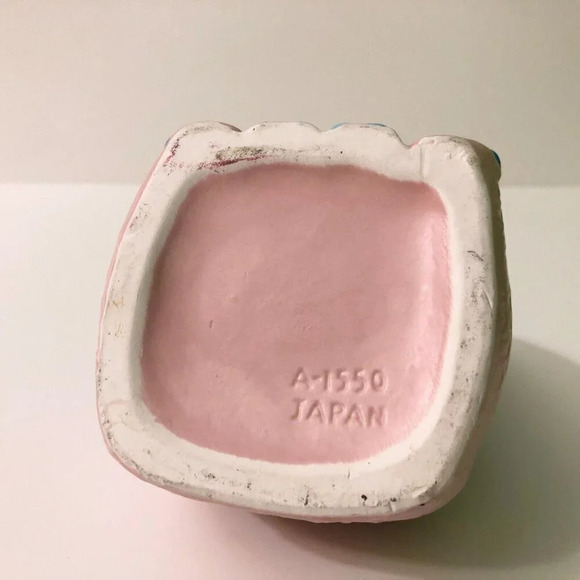 Vintage  Pink Elephant Planter Vase 6 Inch Tall Parma AA1 Japan Kitsch Flowers - Picture 9 of 16